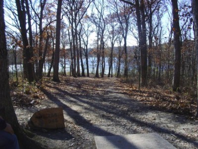 Lemon Lake County Park, Silver, Hole 3 Tee pad