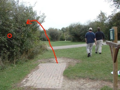 Rogers Lakewood Park, Main course, Hole 17 Hole sign