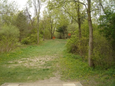 Rogers Lakewood Park, Main course, Hole 13 Hole sign