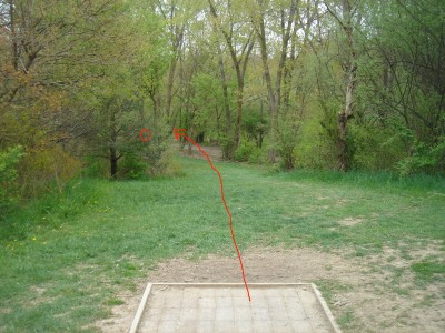 Rogers Lakewood Park, Main course, Hole 11 Hole sign