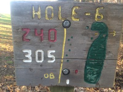 Quail Ridge, Main course, Hole 6 Tee pad