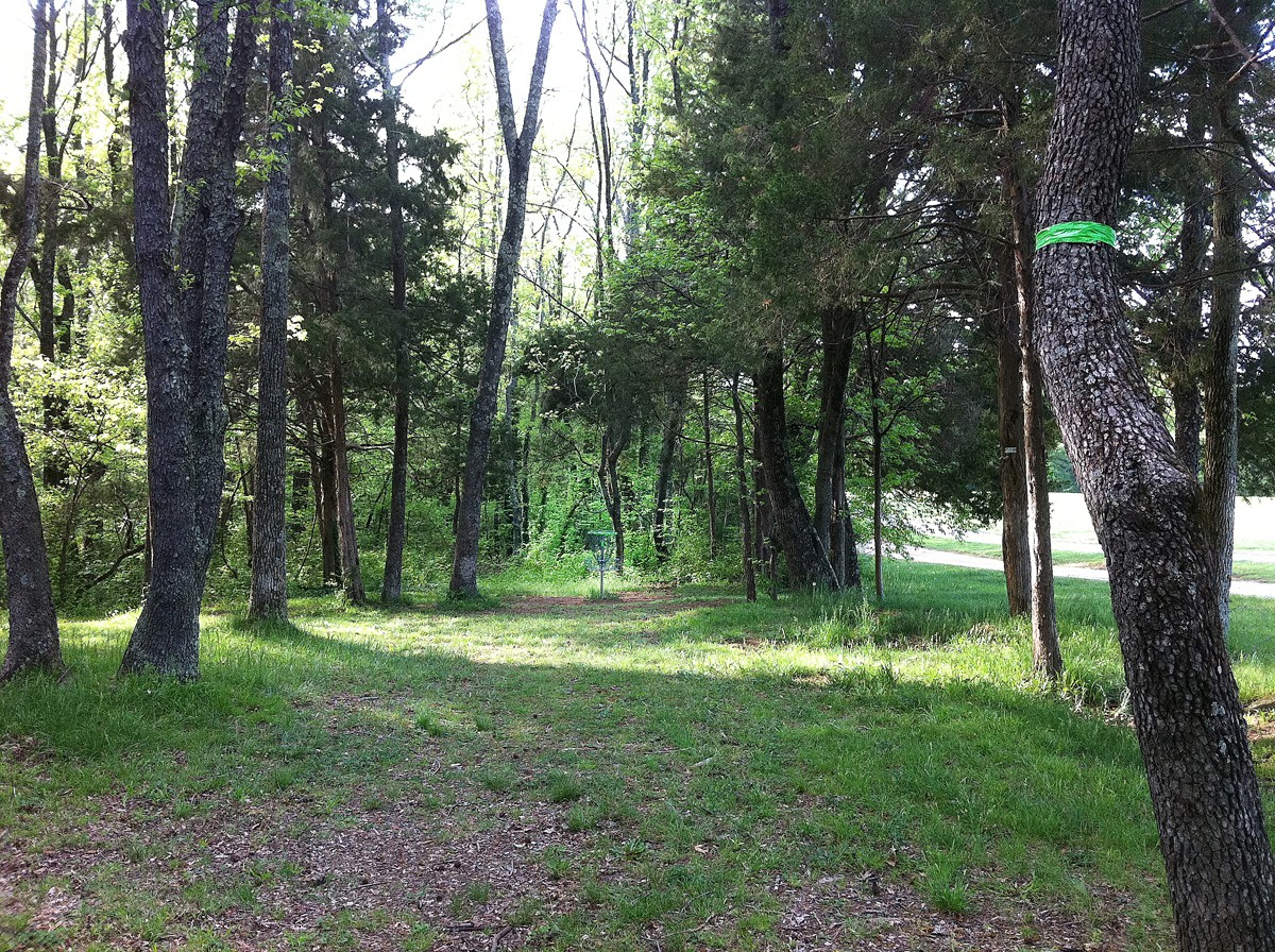 Hole 6 • Pratt Park (Fredericksburg, VA) Disc Golf Courses Disc
