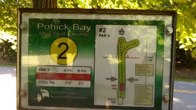 Pohick Bay Regional Park, Pohick Bay DGC, Hole 2 