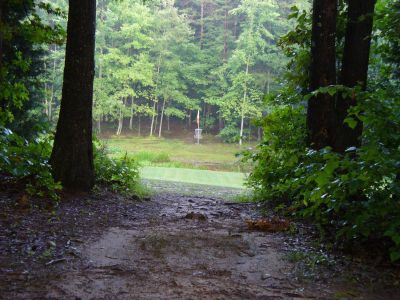 The Blockhouse Disc Golf Country Club, Main course, Hole 16 Long approach