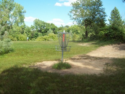 Grand Woods Park, Main course, Hole 14 Hole sign