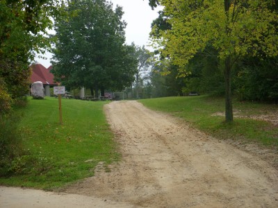 Independence Lake County Park, Picnic Course, Hole 9 Tee pad