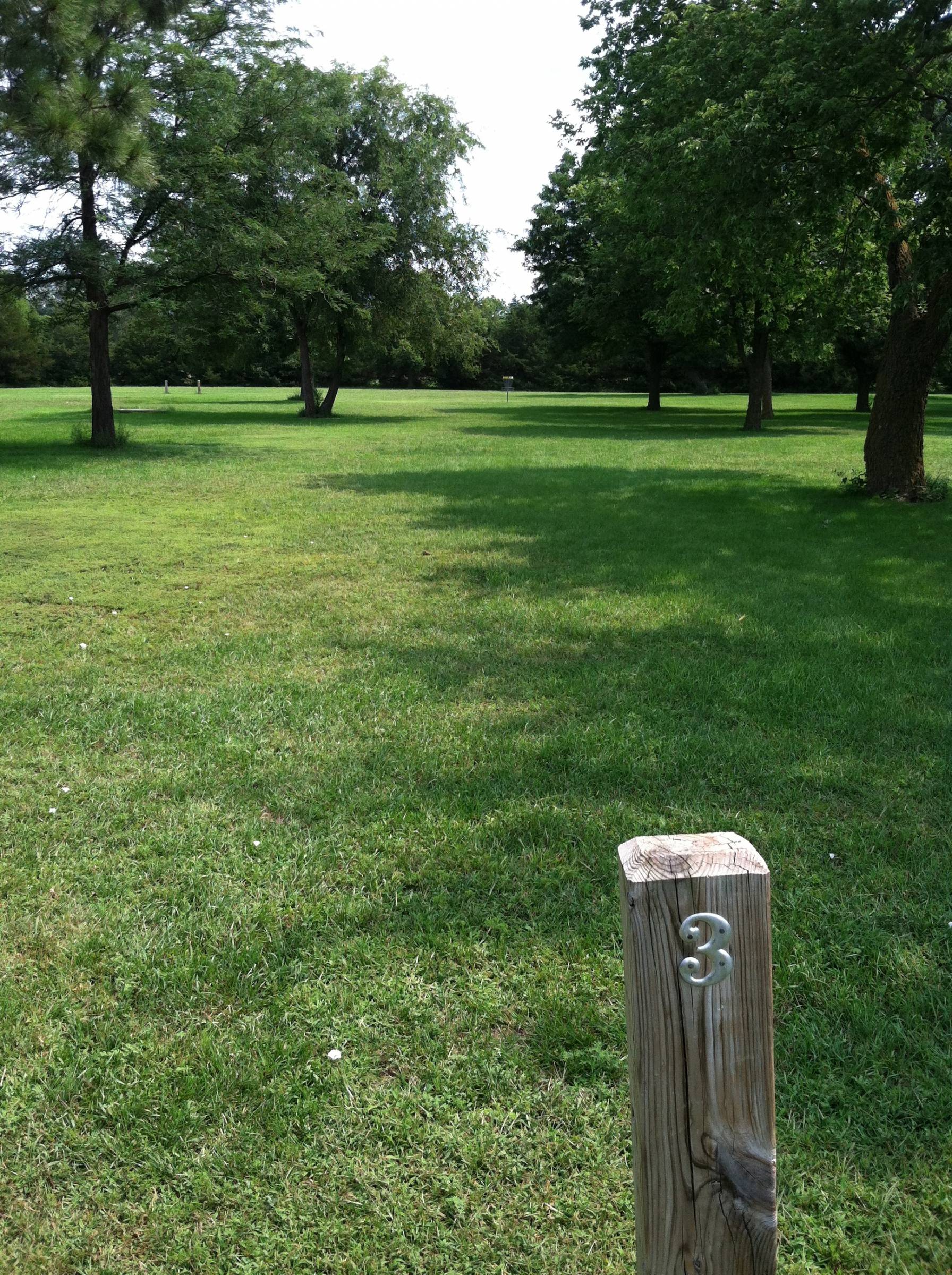 Hole 3 • Randall Creek (Pickstown, SD) Disc Golf Courses Disc Golf Scene