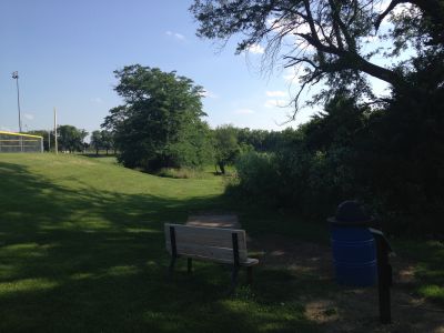 Prairie Center Park, Main course, Hole 16 Tee pad