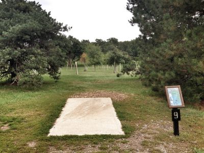 Prairie Center Park, Main course, Hole 9 Tee pad