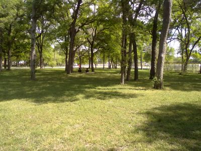 North Park, Main course, Hole 1 Midrange approach