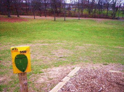 Begg Park, Main course, Hole 17 Tee pad