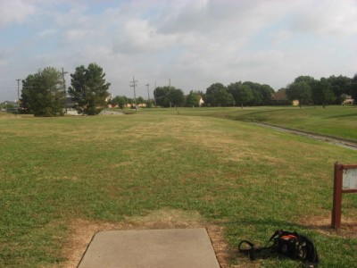 Lenard L. Woods Park, Main course, Hole 7 Tee pad