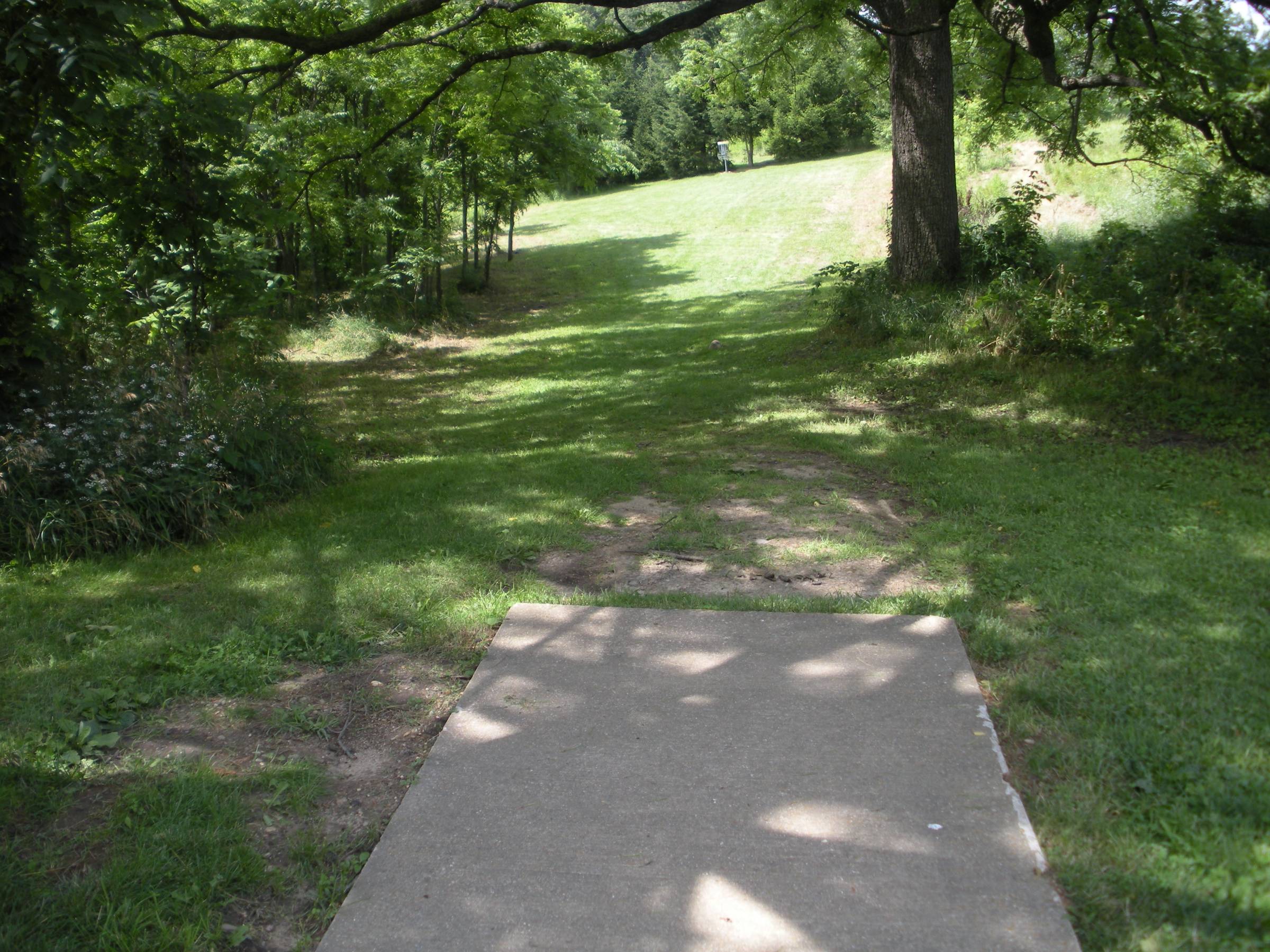 Hole 1 • Original course / Meyer Broadway Park (Three Rivers, MI