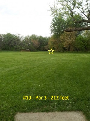 Richmond Hill Park, Main course, Hole 10 Tee pad