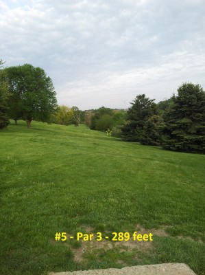 Richmond Hill Park, Main course, Hole 5 Tee pad