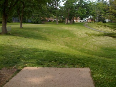 Prospect Park, Main course, Hole 10 Tee pad