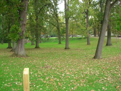 Aumiller Park, Main course, Hole 18 Tee pad