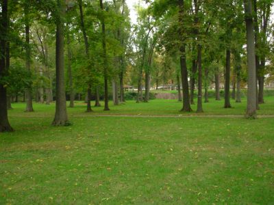 Aumiller Park, Main course, Hole 16 Tee pad