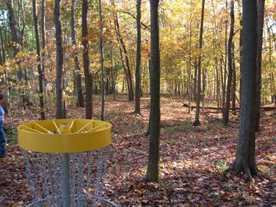 Aumiller Park, Main course, Hole 1 Reverse (back up the fairway)