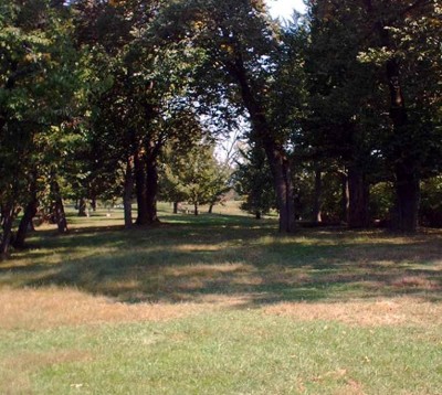 Mt. Airy Forest, Main course, Hole 17 Tee pad