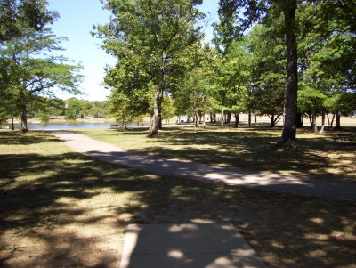 Indian Riffle Park, Main course, Hole 5 Tee pad