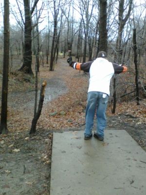 Sims Park, Main course, Hole 6 Tee pad