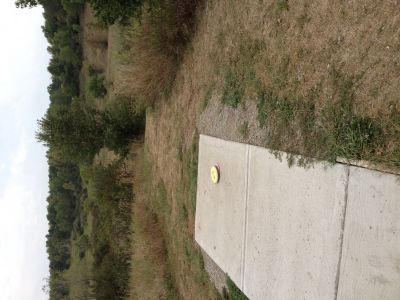 Buck Creek State Park, Main course, Hole 14 Tee pad