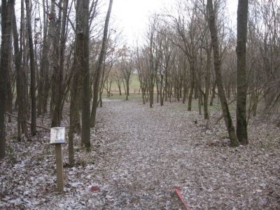 Upper Sandusky Reservoir, Main course, Hole 14 Short tee pad