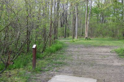 Clarence Darrow Park (Young's Run), Main course, Hole 10 Tee pad