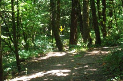 Rooster Rock, East, Hole 3 Short approach