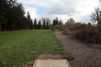 Orchard Park, Main course, Hole 5 Tee pad