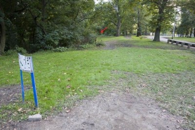 Sedgley Woods, Main course, Hole 3 Short tee pad