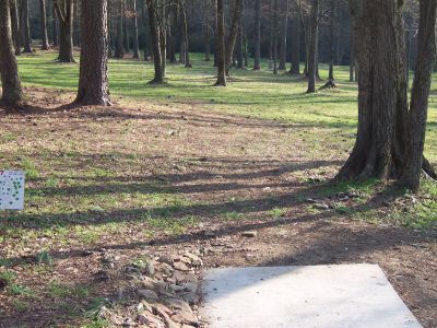 Civitan Park, John LeMaster Course, Hole 7 Tee pad