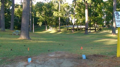 Glenburnie Park, Main course, Hole 1 Long tee pad