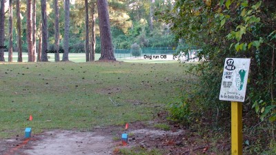 Glenburnie Park, Main course, Hole 17 Long tee pad