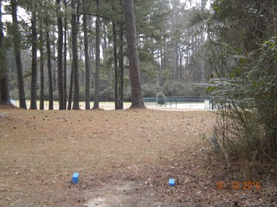 Glenburnie Park, Main course, Hole 17 Long tee pad