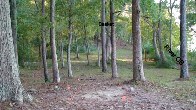 Glenburnie Park, Main course, Hole 8 Short tee pad