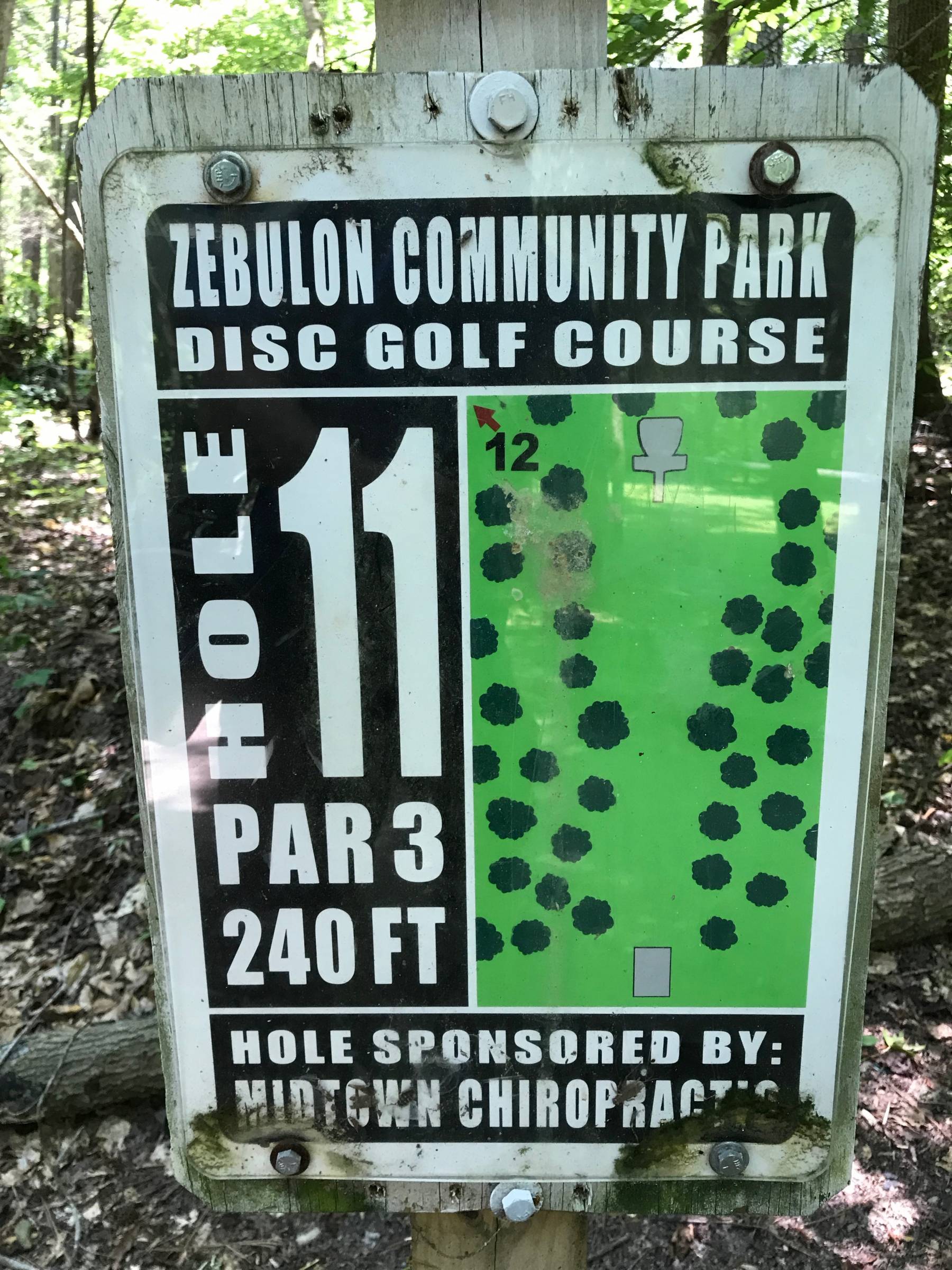 Hole 11 • Zebulon Community Park (Zebulon, NC) Disc Golf Courses
