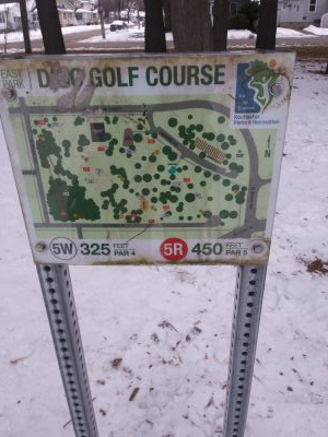 East Park, Main course, Hole 5 Hole sign