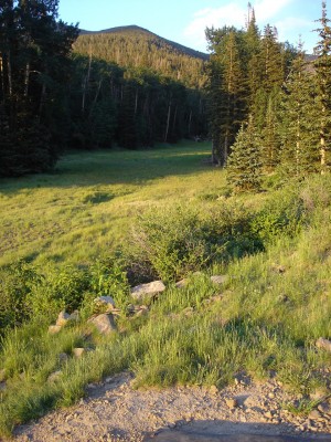 Arizona Snowbowl, Main course, Hole 9 Tee pad