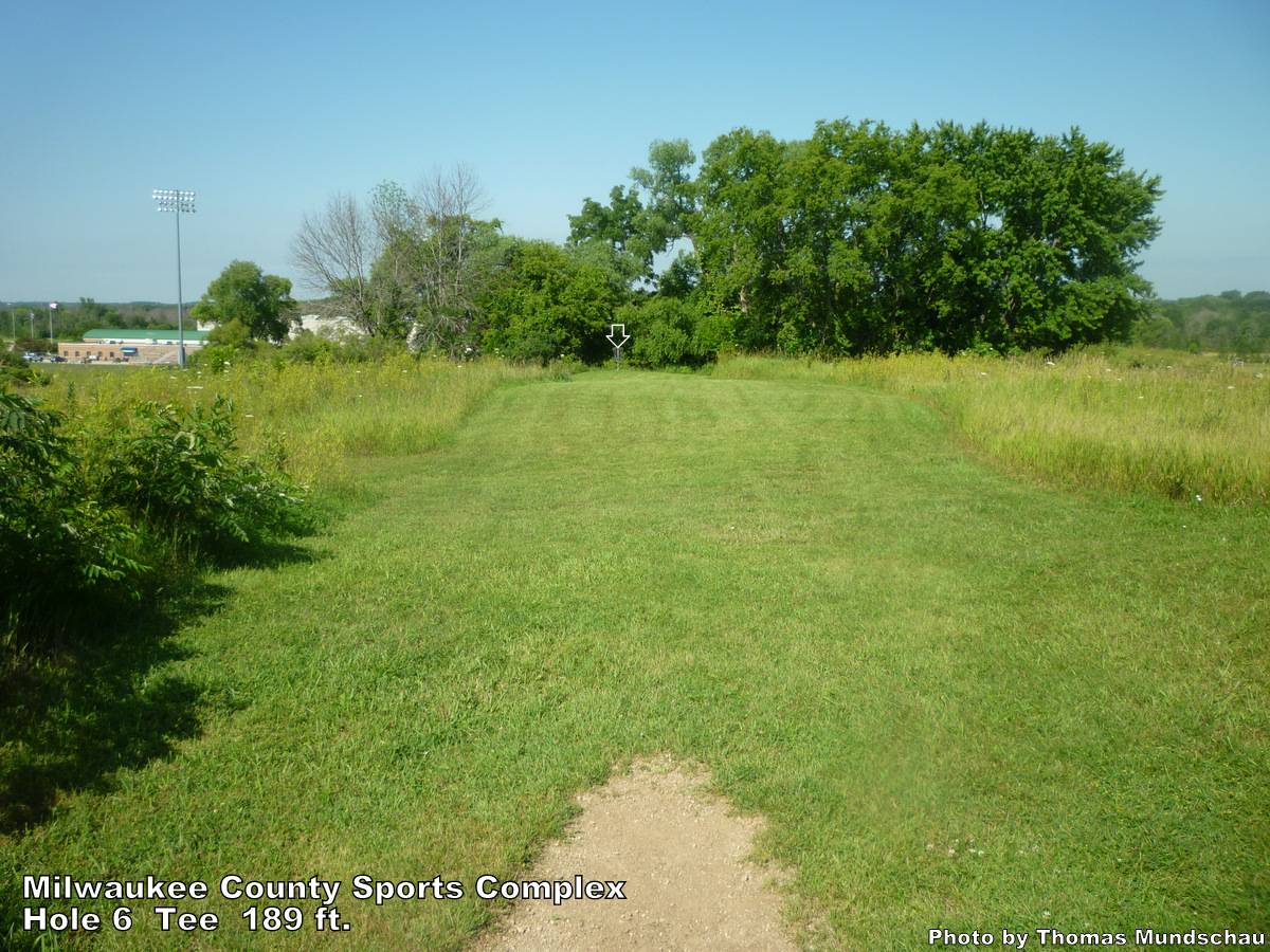 Hole 6 • Milwaukee County Sports Complex (Franklin, WI) Disc Golf