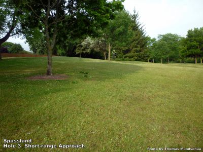 Spassland, Main course, Hole 3 Short approach