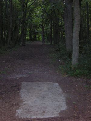 University of Wisconsin Parkside, East - NO LONGER AVAILABLE, Hole 6 Short tee pad