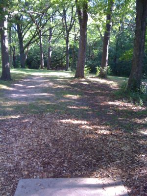 Brown Deer Park, Main course, Hole 8 Tee pad