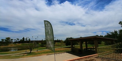 Vista Del Camino Park, Main course, Hole 12 Long tee pad