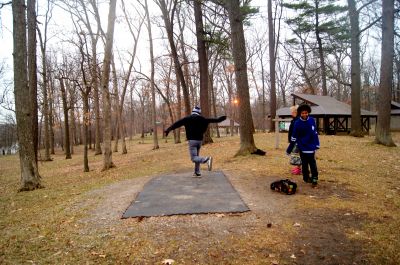 Mohawk DGC, Main course, Hole 12 Tee pad