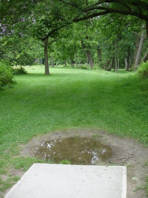 V.A. Barrie Park, Main course, Hole 4 Tee pad