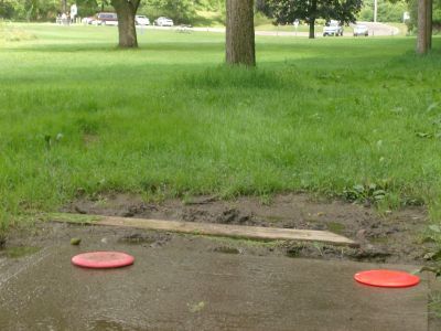 V.A. Barrie Park, Main course, Hole 17 Tee pad