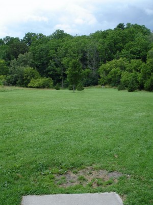 V.A. Barrie Park, Main course, Hole 12 Tee pad