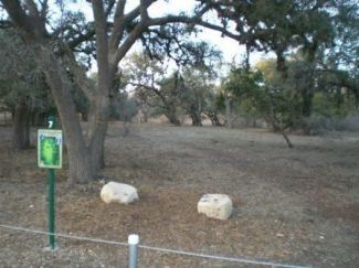 Boerne Lake Park, Main course, Hole 7 Tee pad